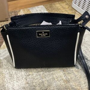 Kate Spade Black and White Crossbody Bag